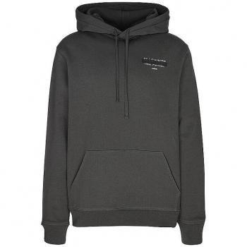 Allsaints Relaxed Fit Hoodie in Washed Black