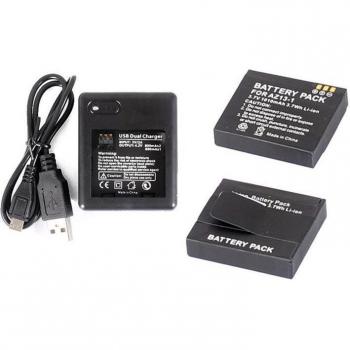 Alimentation batterie 3,7 V 1010 mAh double port USB pour le modèle XiaoYi AZ13‑1 de Xiaomi