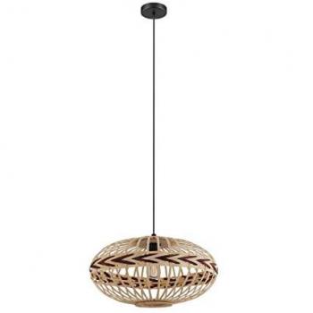 Lámpara Colgante de Mimbre Dondarrion LED E27 50cm