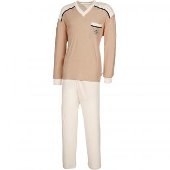 Götting Herren-Pyjama Natur 58 – Einfaches Jersey