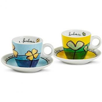 Set 2 Tazze Egan “Pane Amore” in Verde Celeste
