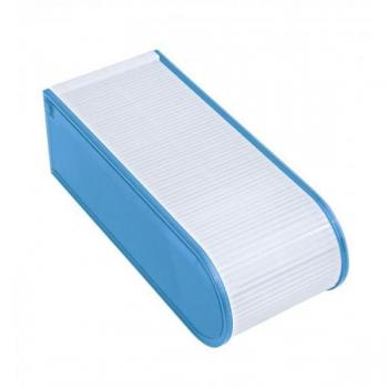 Wedo Lernkartei A8 quer, 100 Karten, blau gefüllt