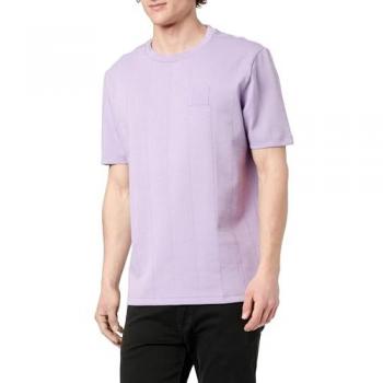 DropNeedle Herren T-Shirt mit Label-Patch – Grün, XXL