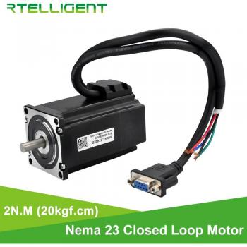 Rtelligent Nema 23 Hybrid-Stepper Motor 2N.M 20kgf.cm 4,0A abgeschlossen mit Encoder