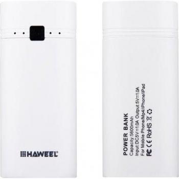Batería externa portátil con pantalla LCD, 2x18650 vacía