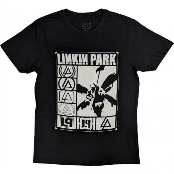 Chemise noire à logo carré Linkin Park