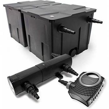 Kit Filtro Bio Laghetto 60000l con UVC 24W e Pompa 80W