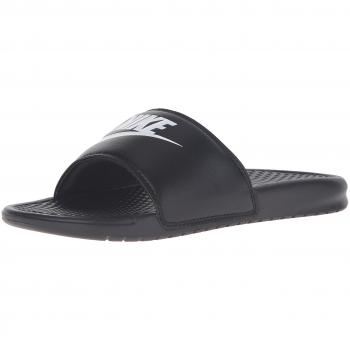 Nike Herren Benassi JDI Freizeit-Schuhe, Schwarz (Black/White), 41 EU