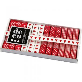 10 mm Decorative Ribbon Assortment, 12 Meters