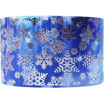 25mm Christmas Snow Grosgrain Ribbon, 50Yc4916
