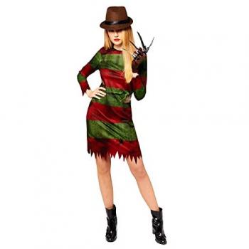 RIETHMULLER Freddy Krueger Damen‑Kostüm – Nightmare Horror, Klauen