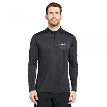 Peter Storm Mens Long Sleeved Zipped Active T-Shirt, Lightweight Baselayer Top