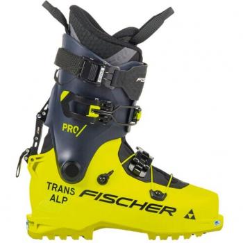 Fischer Transalp Pro Ski Boots 26.5 Yellow/Dark Blue Unisex