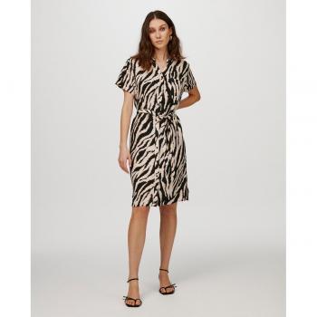Vestito Jacira Aop Black/Fossil Zebra