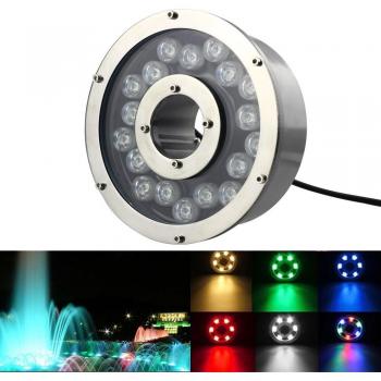 Lámpara Subacuática de Piscina con Fuente LED AC/DC 12‑24 V