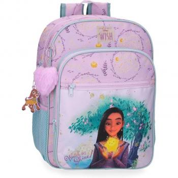Mochila rosa Disney Wish Watch Us Shine 38 cm
