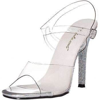Fabulicious GALA-08DM Damen Sandalette, klar/klar, Damen, US 10