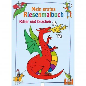 Ritter und Drachen. Mein erstes Riesenmalbuch.