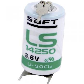Pile 1/2 LR6 Lithium Saft 1200mAh
