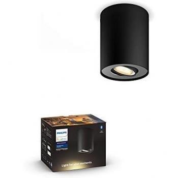 Spot Pillar LED Philips Hue Bianco Nera