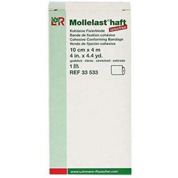 Mollelast Haftbinde 10 cm, latexfrei, 4 m