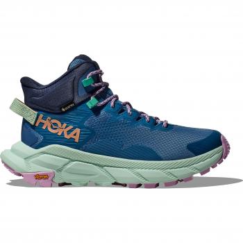 HOKA Damen Wanderschuhe Trail Code GORE-TEX Foggy Night/Aqua Breeze Größe 42