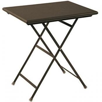 Emu Table pliante Arc en Ciel 70×50, finition brun India