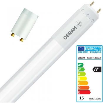 Osram 121,3 cm Glas‑LED‑Röhre G13 15 W Weiß