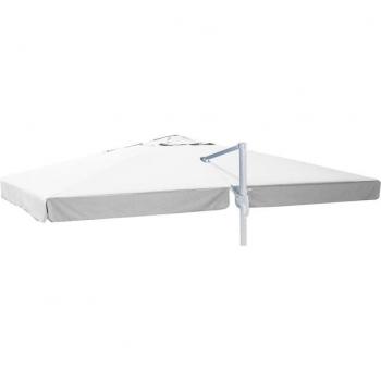 Copertura sostitutiva per ombrellone Michigan 2x3m bianco palo laterale
