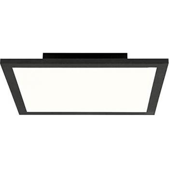 Lampe Brillant Plafonnier LED Buffi 30x30cm Noir Sable 18W 2340lm 4000K A+