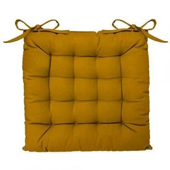 Cuscino per sedia giallo 38X38