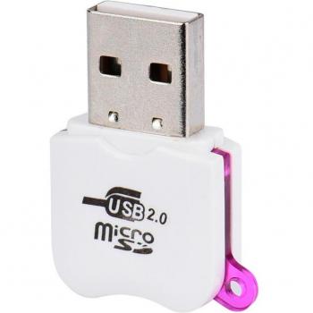 Mini USB 2.0 High-Speed T-Flash Card Reader
