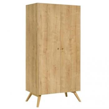 CALICOSY 101 cm Kleiderschrank mit Kleiderstange