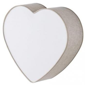 Stoff‑Metall Decke‑Lampe Kinderzimmer – Weiß-Beige, 2‑Flammen, E27