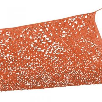 Voile d'ombrage rectangulaire camouflage terracotta 3x4 m