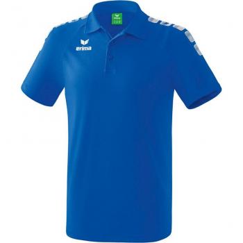 Erima 5-C Polo Korte Mouwen Heren Blauw