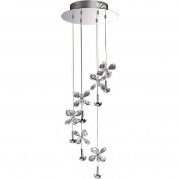 Aviva 6-Light Crystal Pendant