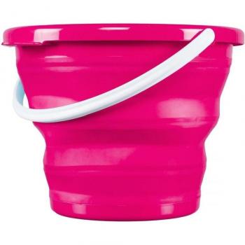Secchiello Pieghevole 10L in Plastica Rosa