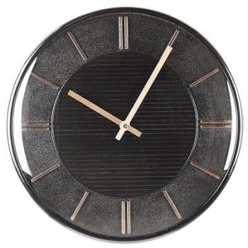 Glam Design Wall Clock 34cm Black Plastic