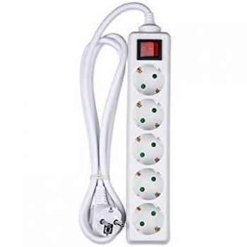 Ciabatta Elettrica Multipresa 5 Posti Schuko Cavo 1,5 Metri