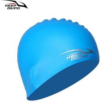Gorro de natación de silicona para hombres y mujeres