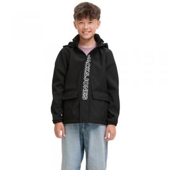 Softshell Jack & Jones 12 Anni Giacca Nera/Blanca
