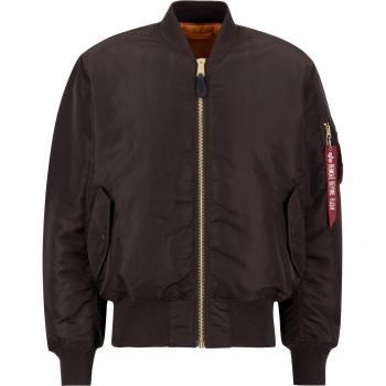 Alpha Industries MA-1 Bomber Jacket, Hunter Brown, Regular Fit, Male, Size L