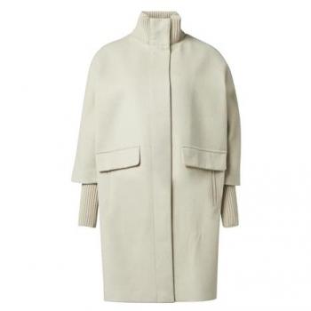 Comma Mantel mit Stehkragen Beige Damen Größe 40