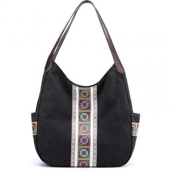 Durable Women's Canvas Shoulder Tote Bag