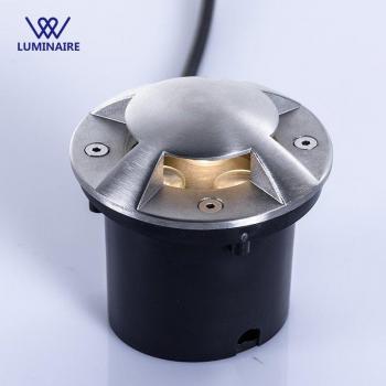 VW LED Einbau-Uplight IP67 3 Watt Edelstahl 85-265V Gartenbodenlicht