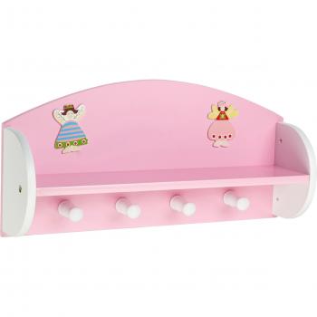 Mini Kids Coat Rack by Zeller (13448) – MDF, 48×12×23.5 cm