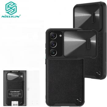 Custodia di cuoio Nillkin CamShield per Samsung S23 Plus