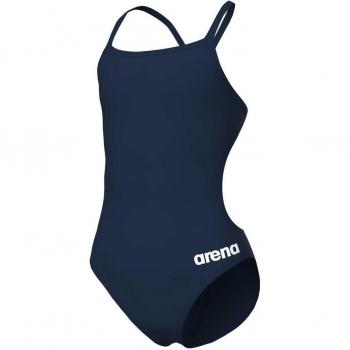 Arena Mädchen Badeanzug Team Challenge Solid Navy/White 140
