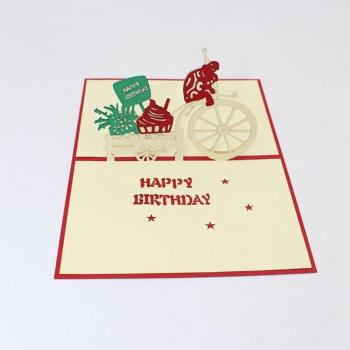 Papier Invitation 3D Créatif – Fête d’Anniversaire Jeunesse (Garçon/Fille)